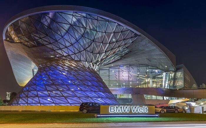 beautiful glass structure building