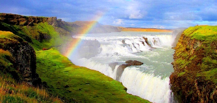 Gullfoss Falls Waterfalls