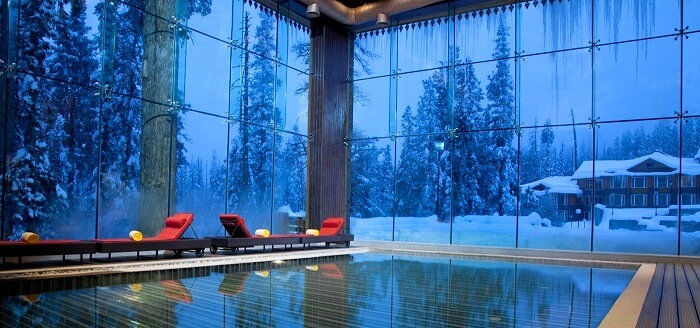 pool in The Khyber Himalayan Resort