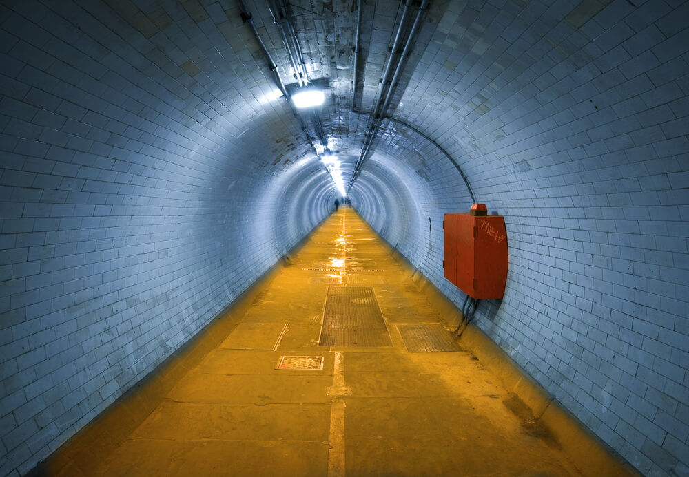 a haunted tunnel