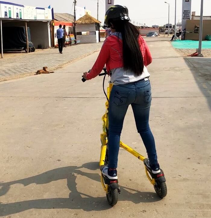 Trikke Cycling at Rann of Kutch
