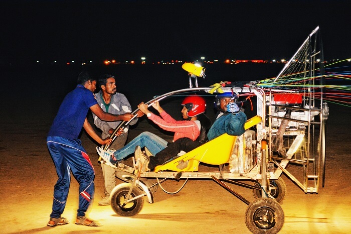 Paramotoring at Rann of Kutch