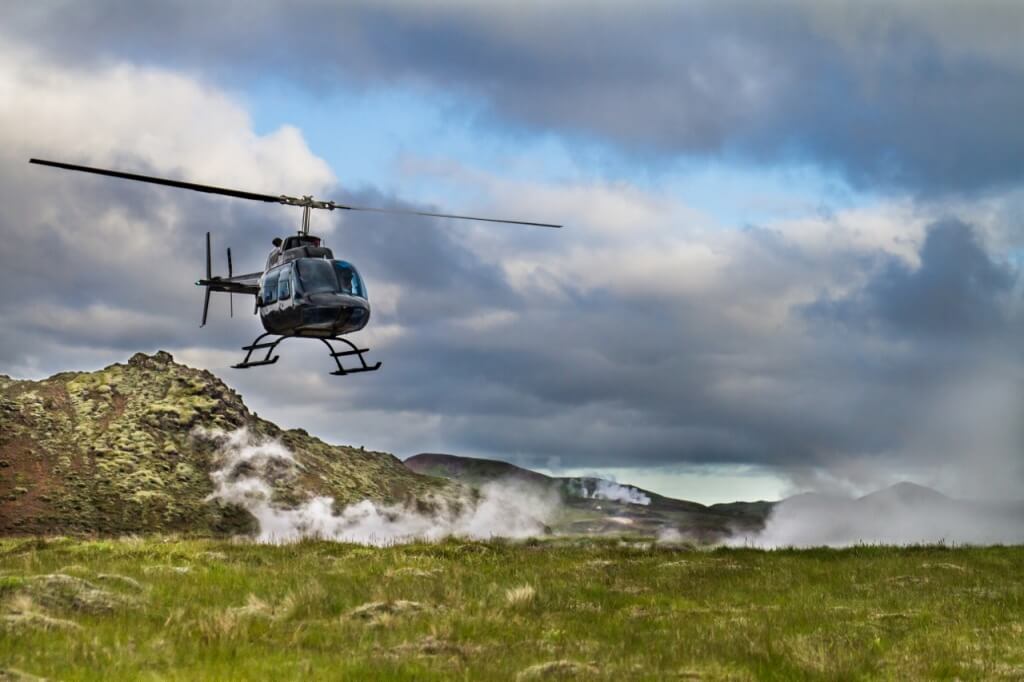 a helicopter ride