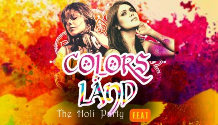 Hyderabad Holi event poster