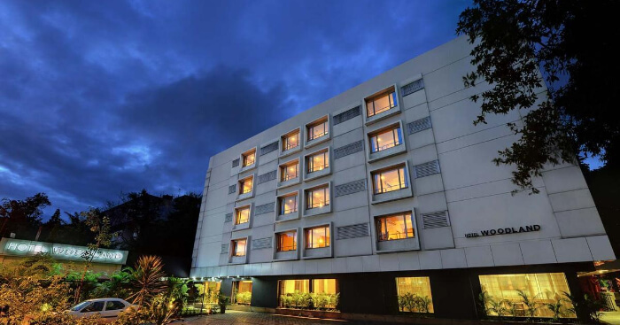 Hotel woodland building