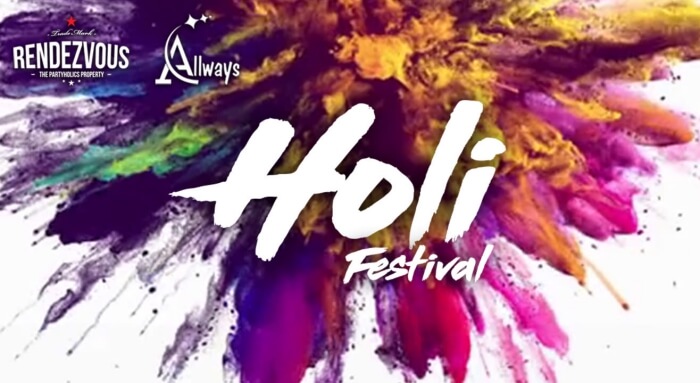 Hyderabad Holi event poster
