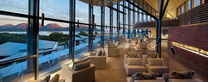 lobby of Saffire Freycinet australia