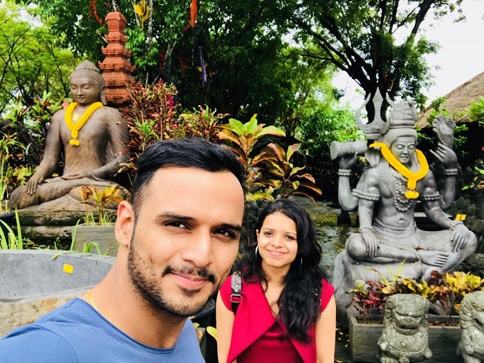 Couple exploring Bali