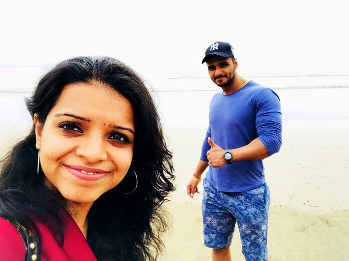 Couple exploring beaches in Bali