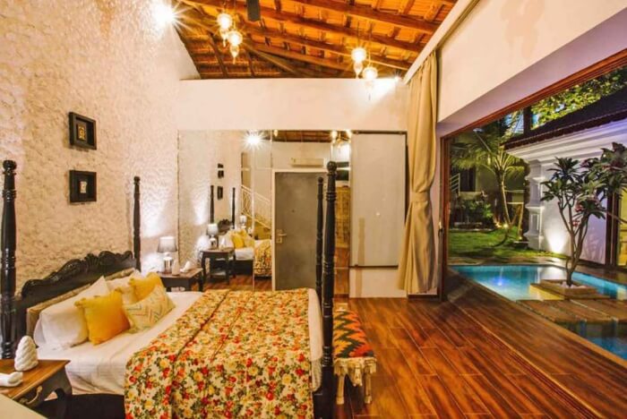 Interior of Capri Villa in Goa