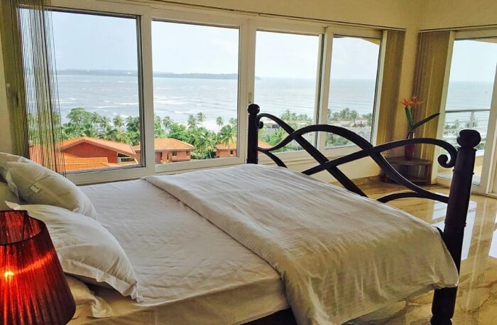 Bedroom in Infini Villa in Goa