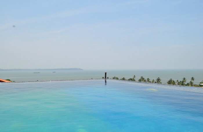 Pool in Infini Villa in Goa