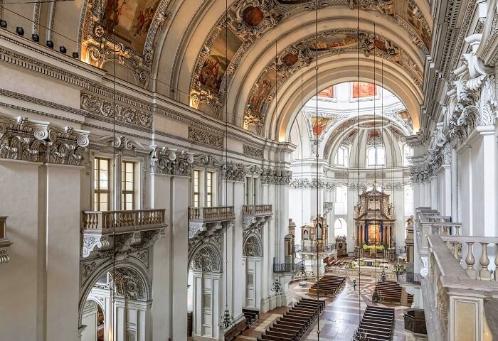Enjoy the sights of Baroque influence at Salzburg Cathedral