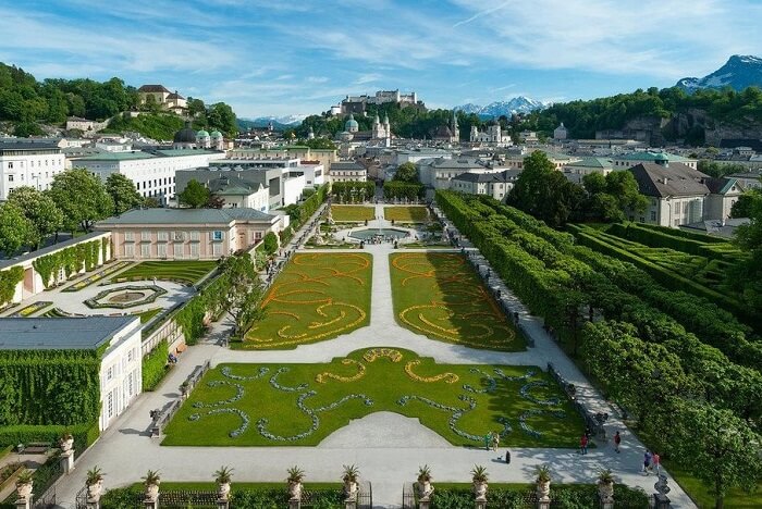 Go for a stroll in the Mirabell Gardens salzburg