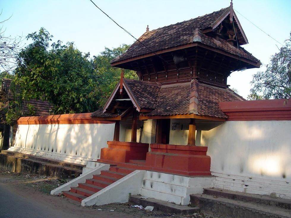 an old temple in Kollam