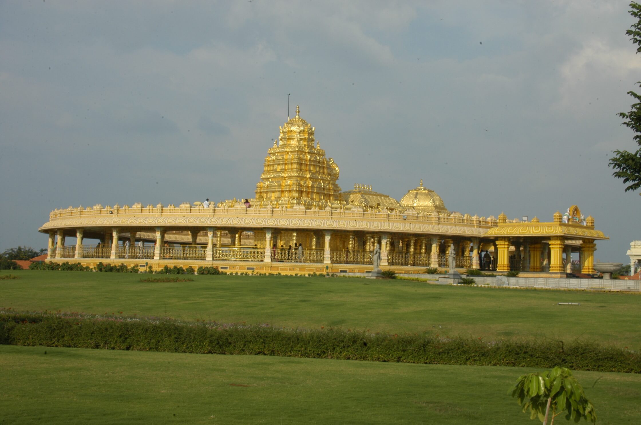 a golden temple