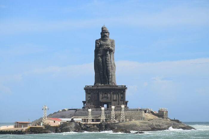 Image result for Thiruvalluvar Statue â 40 m