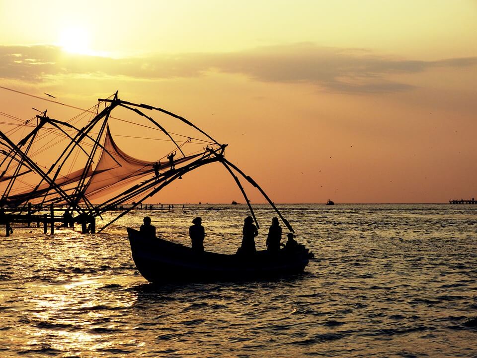 Chinese fishing net in Kochi