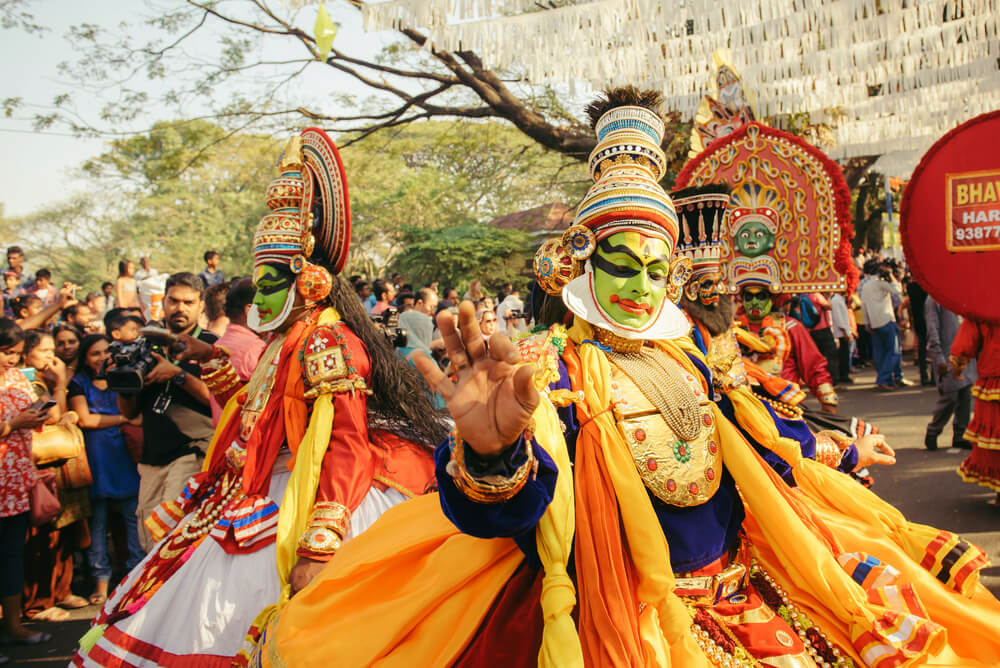 Kathakali dance road show