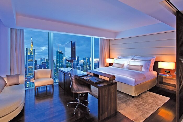stay at Jumeirah, Frankfurt germany