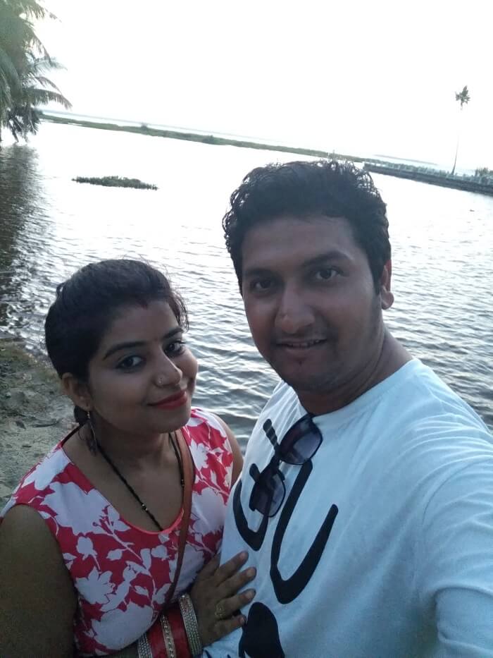 Couple on a romantic honeymoon