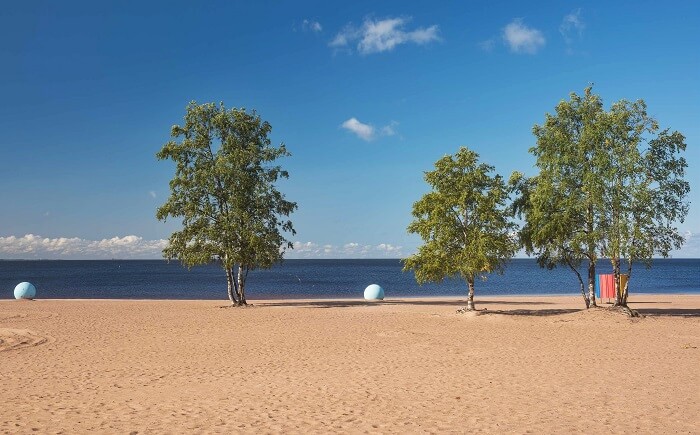 Beach Laskovy, Solnechnoe