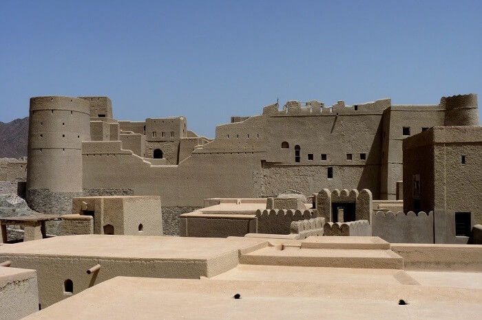 Top view of the fort