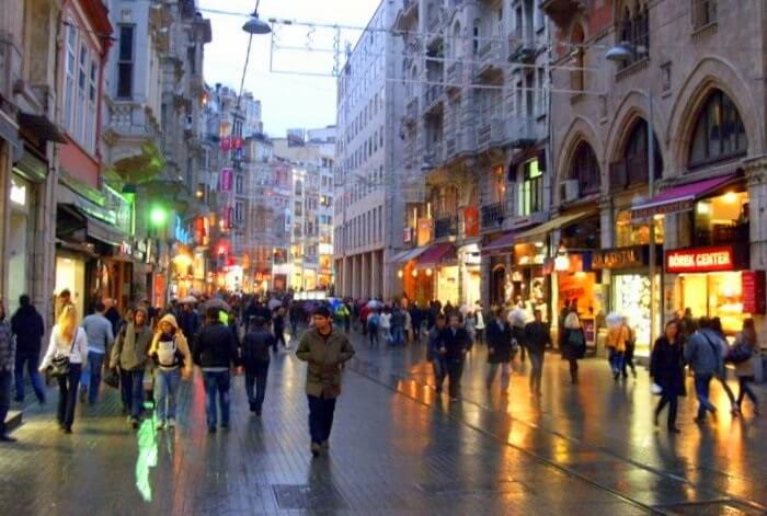 Istiklal Caddesi, Istanbul turkey