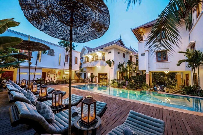 Swimming pool area of Mane