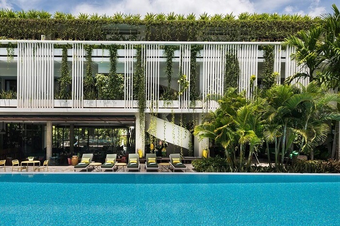 Swimming pool area