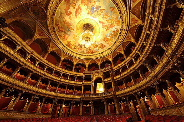 Watch a show at the Hungarian State Opera House in budapest Hungary