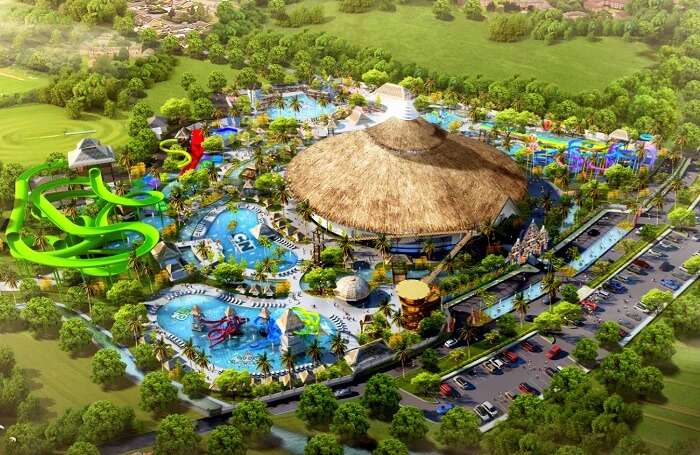 Cartoon network water park in Bali