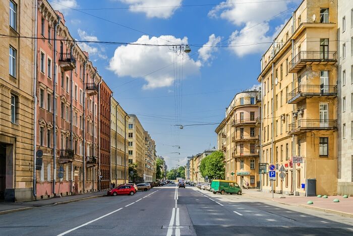 Check out chic merchandise at the Tverskaya Street