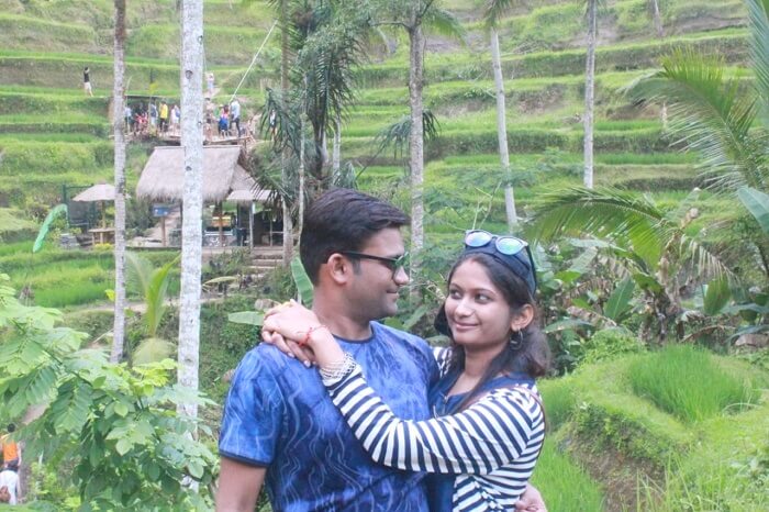 Romantic honeymoon in Bali