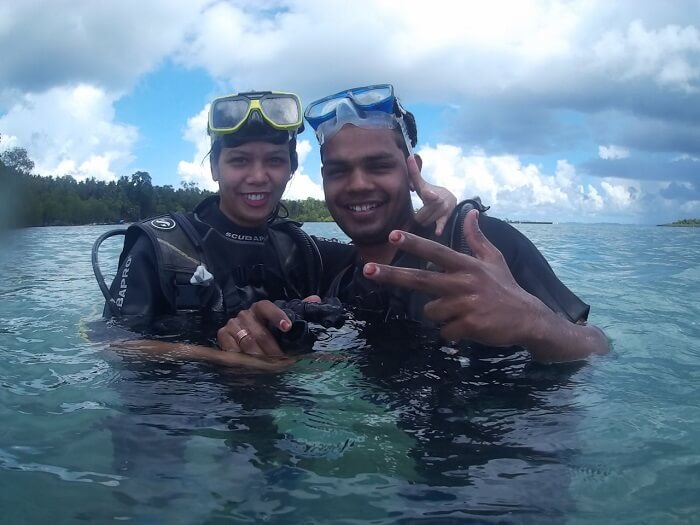 Diving at andaman