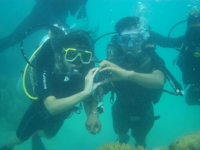snorkelling in andaman