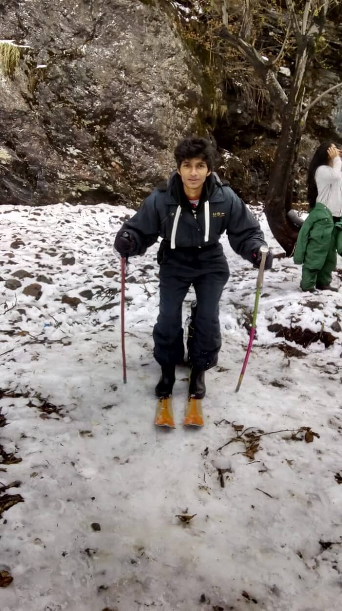 Skiing in Solang Valley