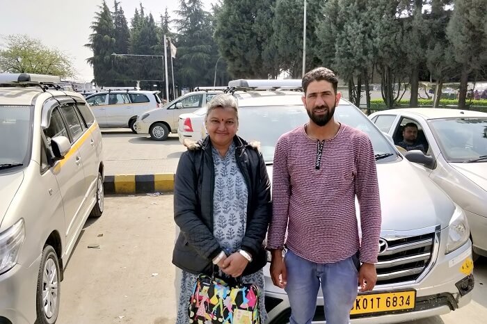 Picture with the driver
