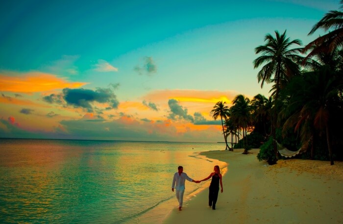 Maldives beach