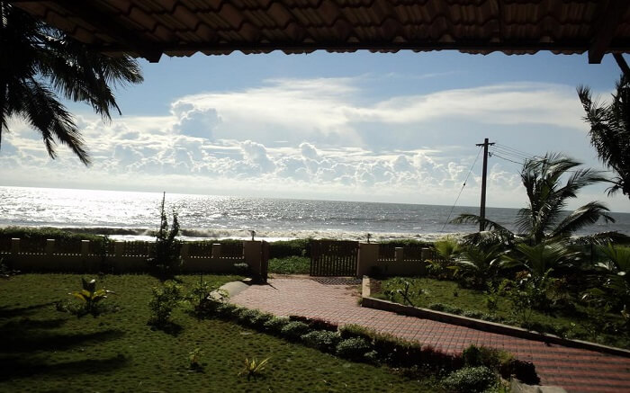 an incredible view of the ocean from Club 7 Beach Resort