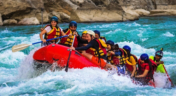 rafting in india
