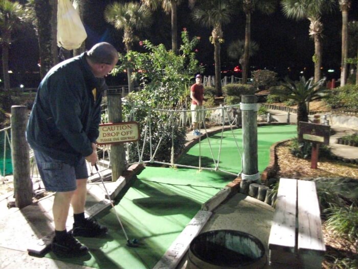 Pirate's Cove Adventure Golf on International Drive.