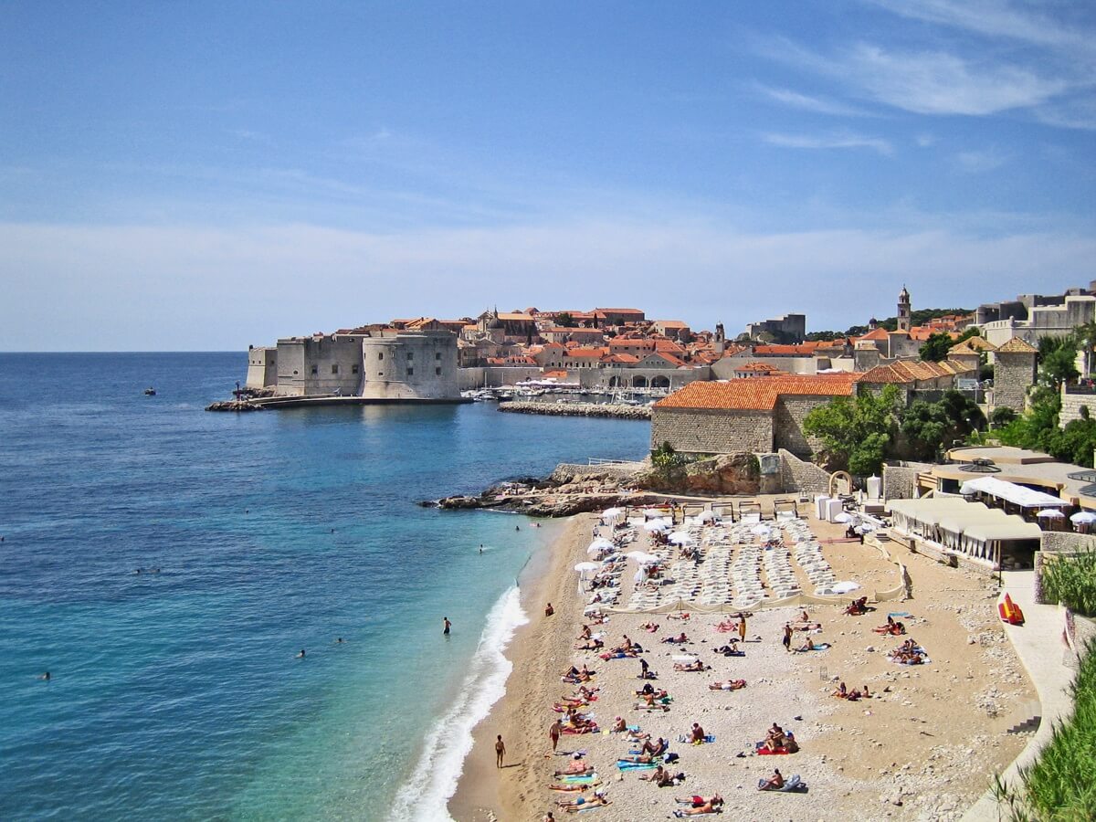 Banje Beach in Croatia