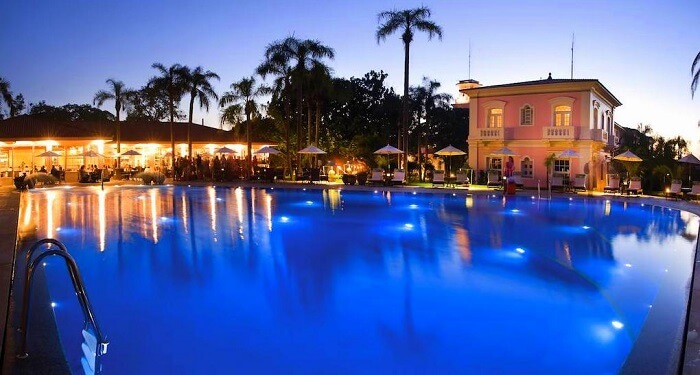 pool view of the popular hotel in national park