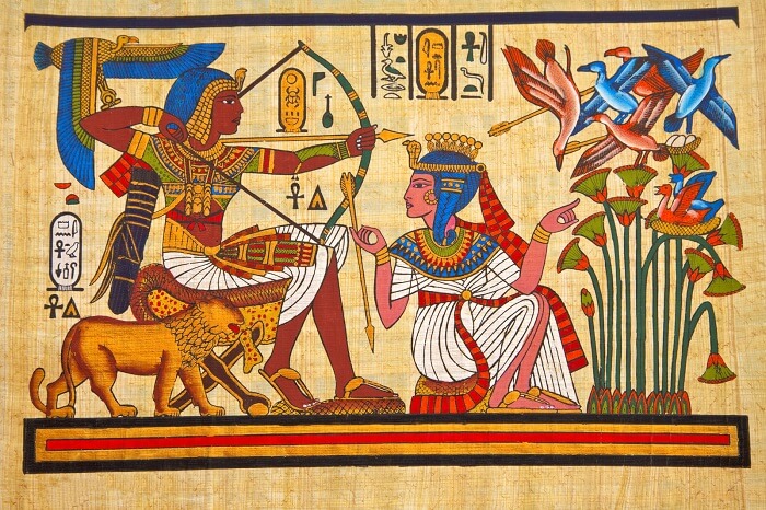 Buy papyrus in Giza