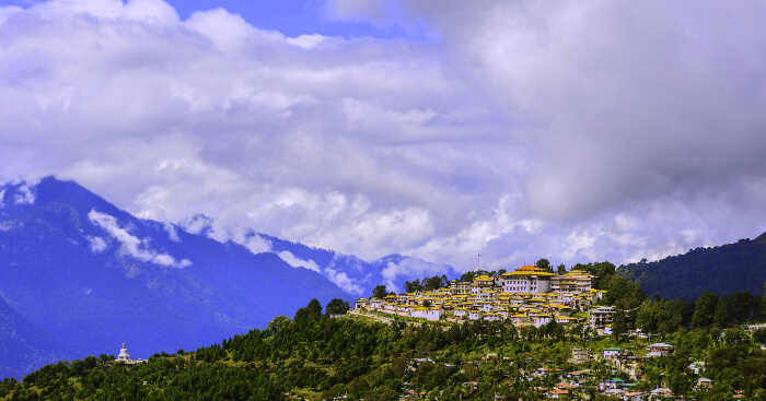The gorgeous yellow homes of Tawang
