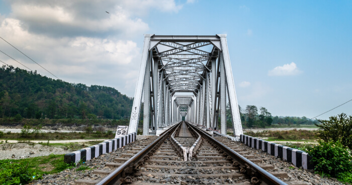 train track in Siliguri