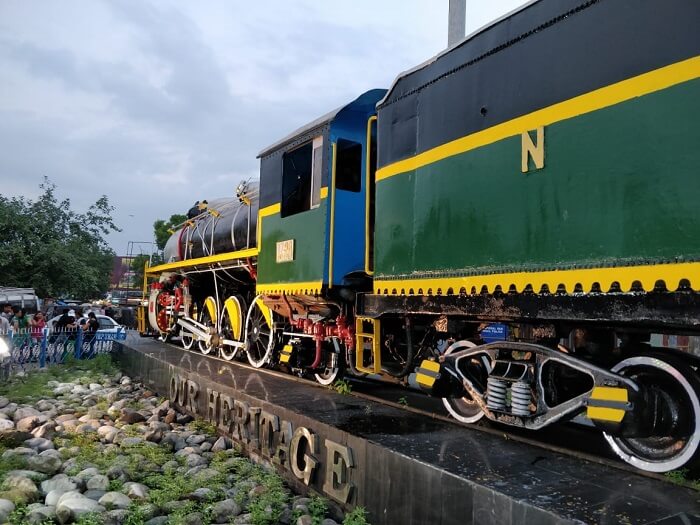 Toy train ride