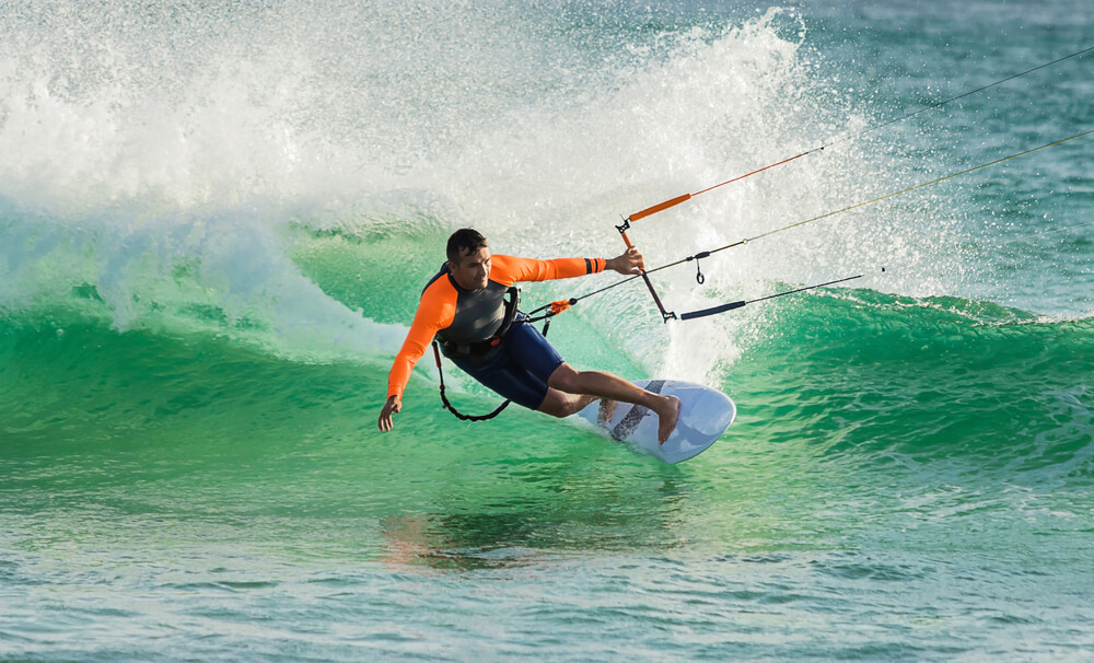 Kitesurfing