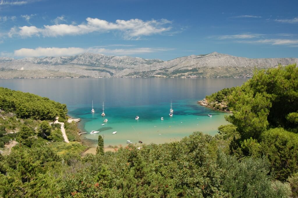 Lovrečina Bay Beach Croatia